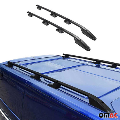 2015-2025 Ford Transit L3 LWB Roof Rack Rails Side Rails Black