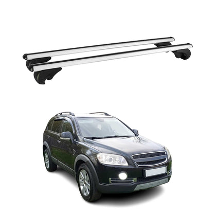 2008-2015 Chevrolet Captiva Sport Roof Rack Cross Bars Silver