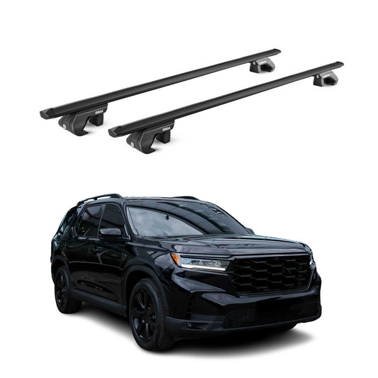 2023-2025 Honda Pilot Roof Rack Cross Bars Black Luggage Carrier 2 Pcs