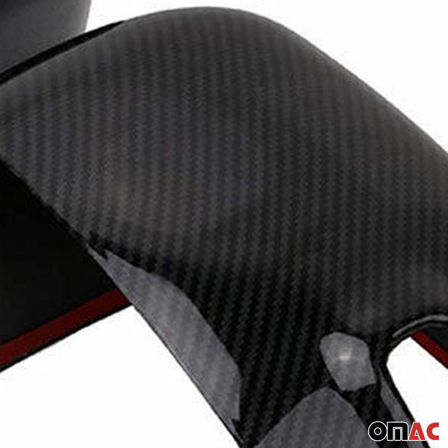 2015-2024 Jeep Renegade Side Mirror Cover Caps Carbon Fiber Black 2 Pcs