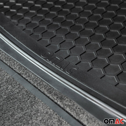 2015-2026 Porsche Macan Semi-Custom fit Cargo Mat Liner Waterproof Rubber Black 1Pc