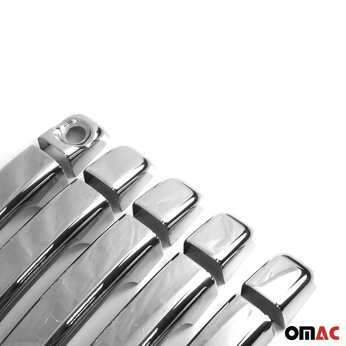 OMAC Car Door Handle Cover Protector for Opel Vivaro 2014-2019 Stainless Steel 10x U001772