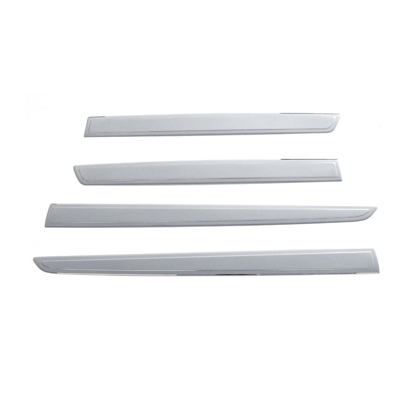 OMAC Side Door Molding Trim for Citroen Berlingo 2008-2019 Steel Silver 4x 5723131