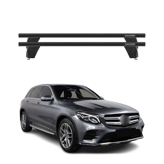 2016-2019 Mercedes GLC Class Coupe C253 Roof Rack Cross Bars Black