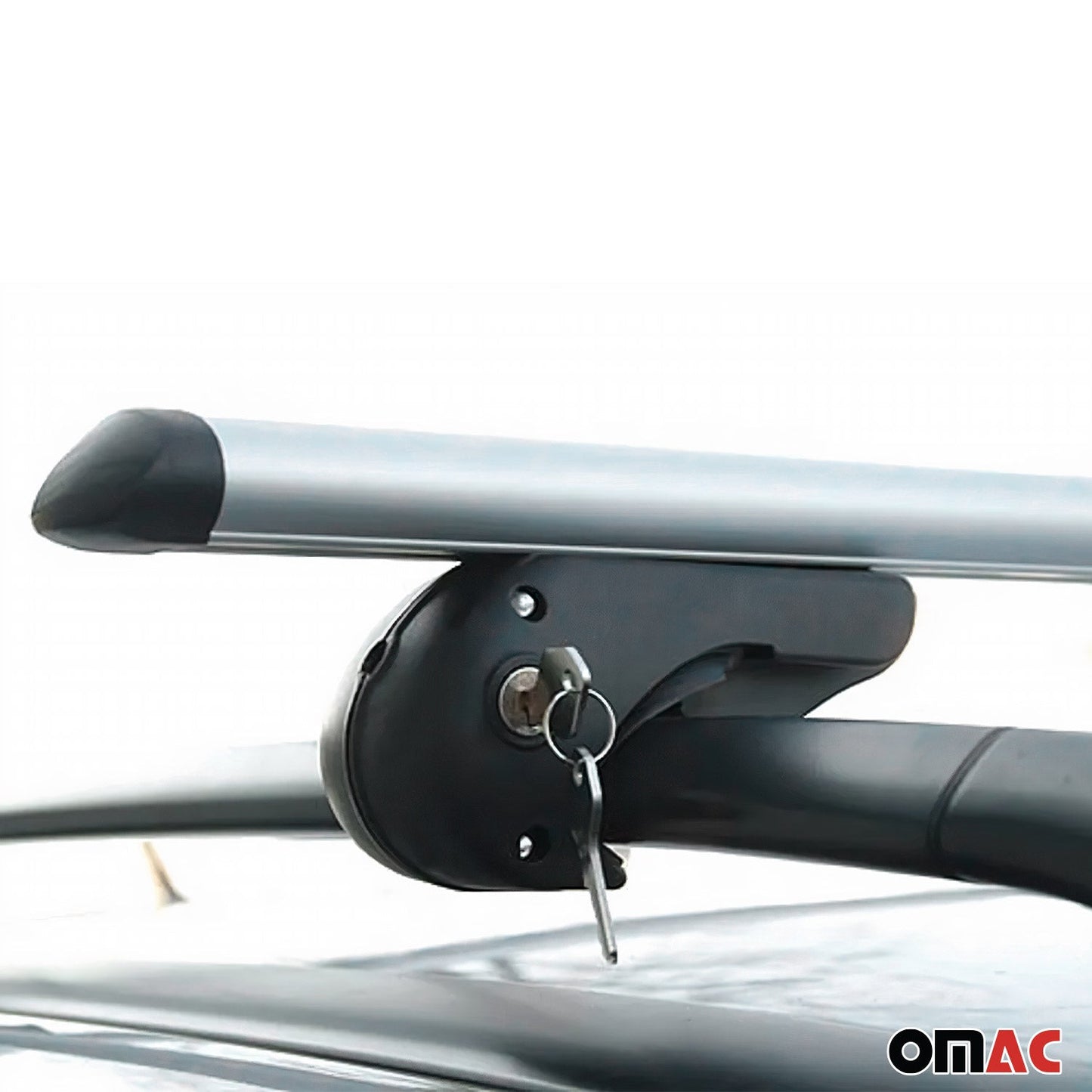 2004-2009 Cadillac SRX Roof Rack Cross Bars Black Carrier 2 Pcs