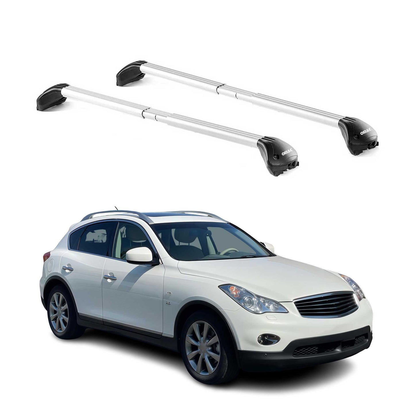 2014-2017 Infiniti QX50 Roof Rack Cross Bars Luggage Carrier 2 Pcs