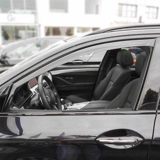 2011-2016 BMW 5 Series F10 F11 Window Visor Vent Rain Deflector 2Pcs Smoke