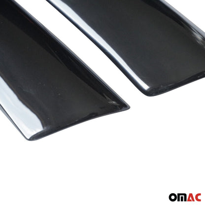 OMAC Car Door Handle Cover Protector for VW T5 Transporter 2010-2015 Steel Black 2Pcs '7522034