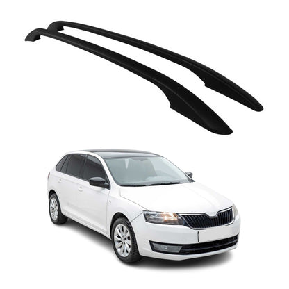 2013-2021 Skoda Rapid Spaceback Roof Rack Rails Side Rails Black