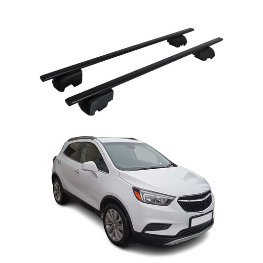 2013-2022 Buick Encore Roof Rack Cross Bars Black
