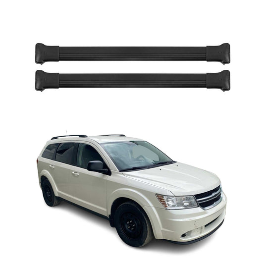 2009-2020 Dodge Journey Roof Rack Cross Bars Black