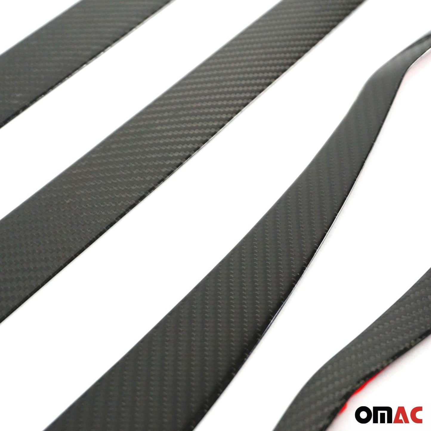 OMAC Side Door Molding Trim Skirt Garnish for Jeep Renegade 2015-2023 Carbon Fiber 4x 1708131C