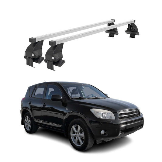2006-2012 Toyota RAV4 Roof Rack Cross Bars Silver