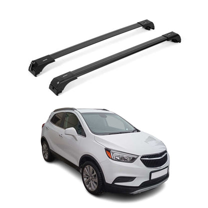 2013-2022 Buick Encore Roof Rack Cross Bars Black
