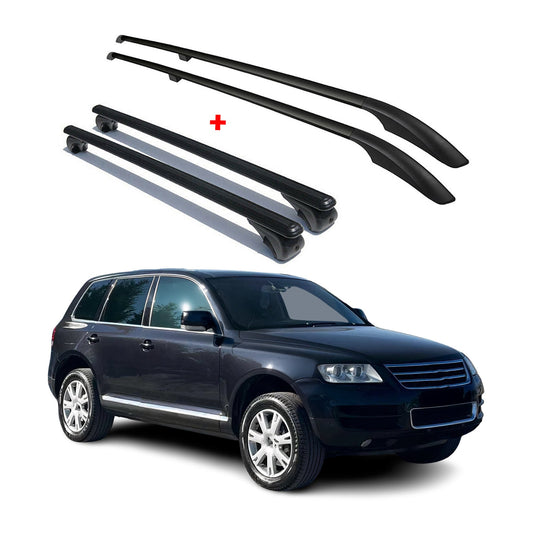 2004-2010 VW Touareg Roof Racks & Roof Rack Rails Black