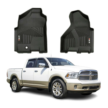 2012-2018 Dodge RAM 1500 Premium Floor Mats Liners First Row Front