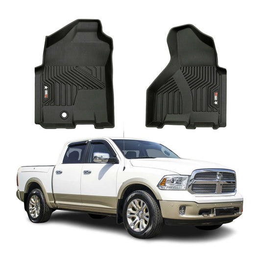 2012-2018 Dodge RAM 1500 Premium Floor Mats Liners First Row Front