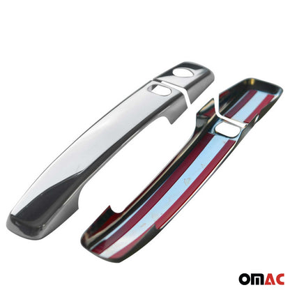 OMAC Chrome Door Handle Cover S. Steel 4 Door 8 Pcs fits Suzuki Equator 2009-2012 U015327