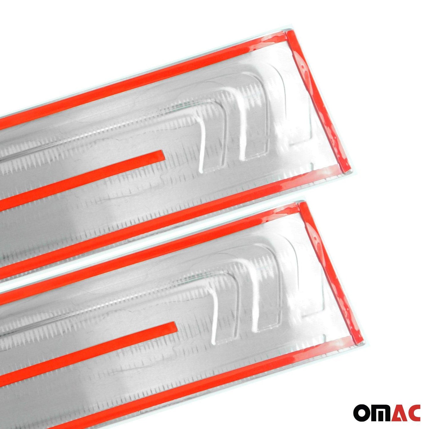 OMAC For Mercedes Metris 2016-2023 Chrome Door Sill Cover Scuff Plate S.Steel 2 Pcs 4733092N