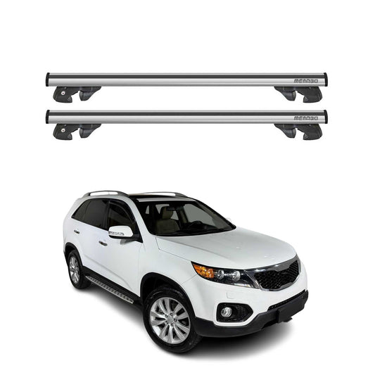2011-2013 Kia Sorento Roof Rack Cross Bars Silver
