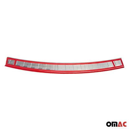 OMAC Chrome Rear Bumper Guard Trunk Sill Protector Fits VW Polo HB 2009-2017 S.Steel K-7513094