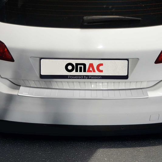 2014-2020 Peugeot 308 Rear Bumper Sill Cover Protector Guard Brushed Stainless Steel