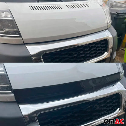 2014-2022 RAM ProMaster Windshield Sun Visor & Bug Shield Hood Deflector Kit 2Pcs Smoke