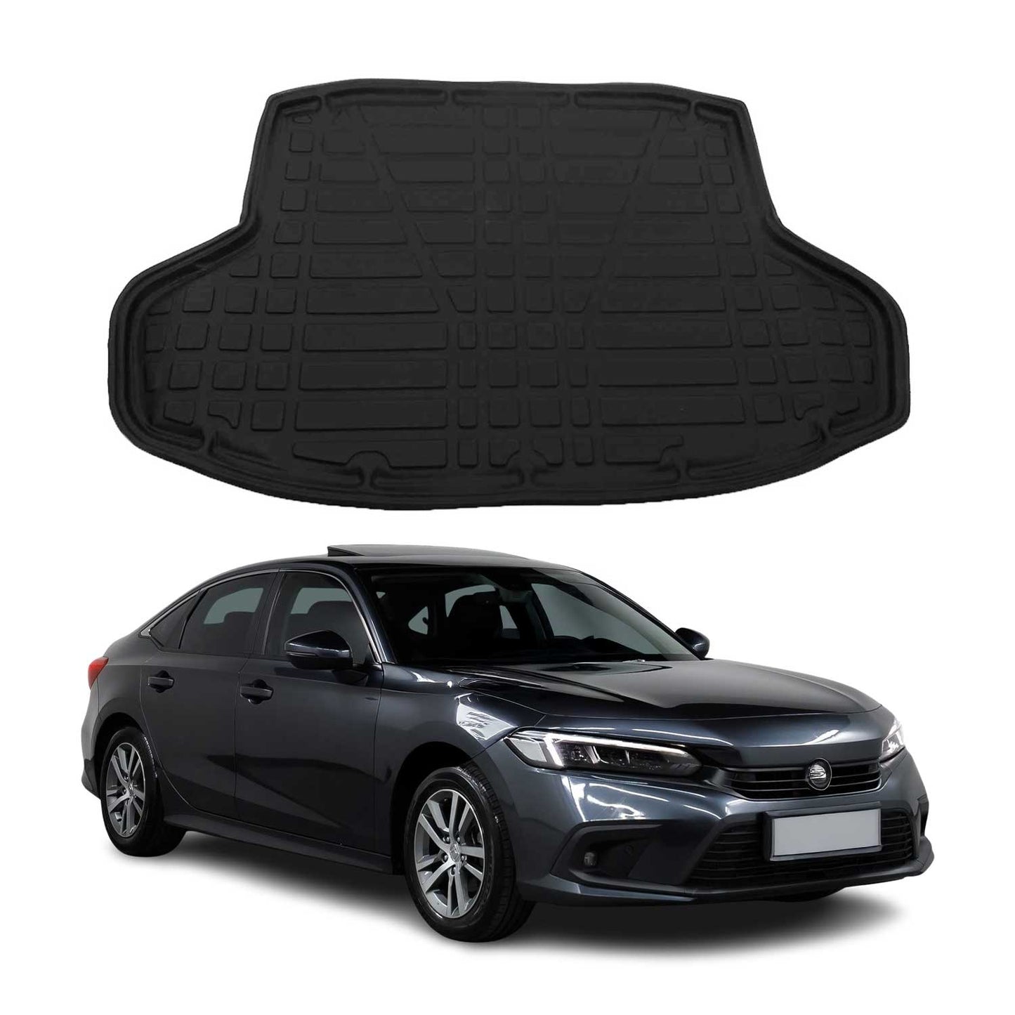 2022-2026 Honda Civic Sedan Cargo Liner Trunk Mat All Weather Black