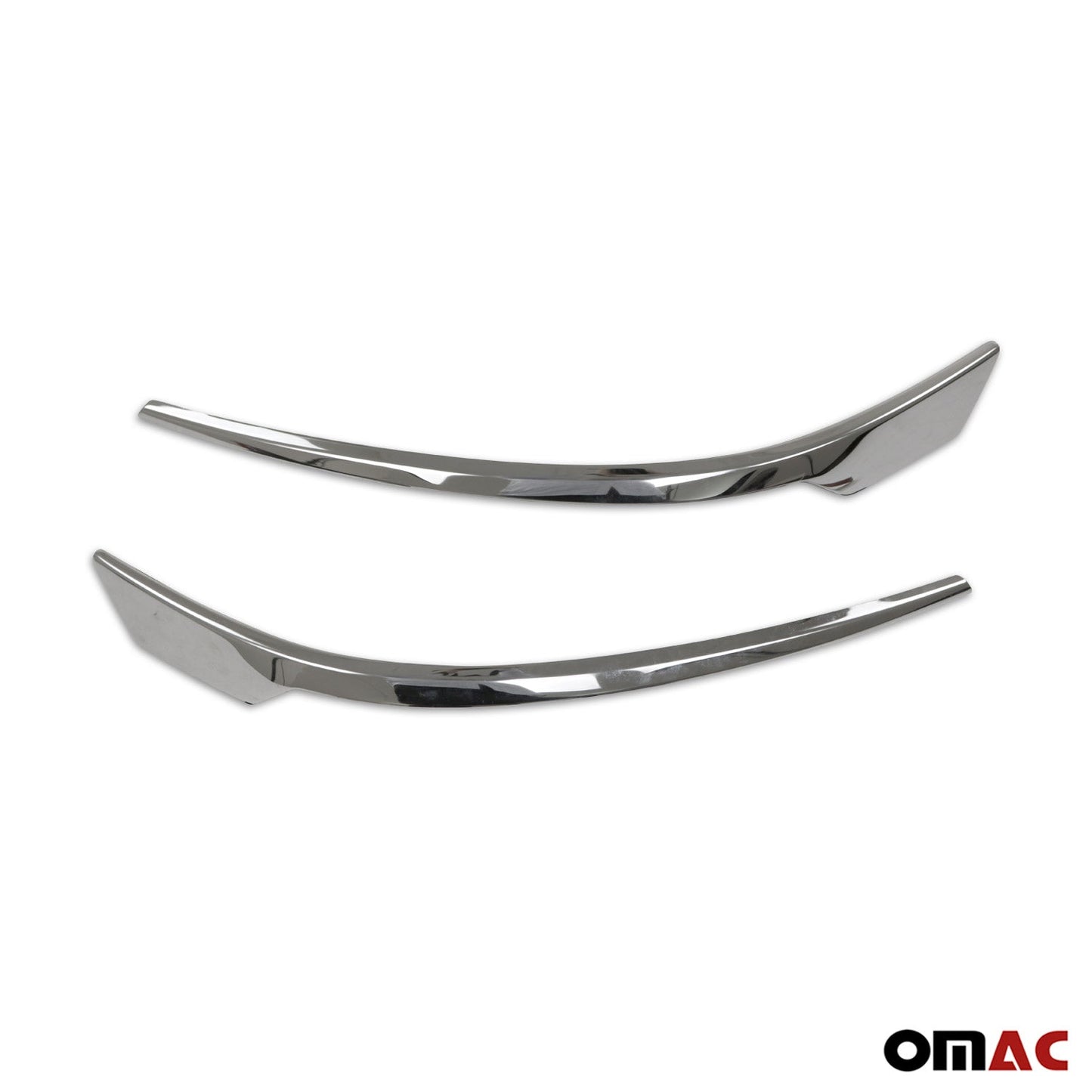 OMAC Fog Light Headlight Lamp Surround Trim for VW T6 Transporter 2019-2021 Silver 2x 7550102F