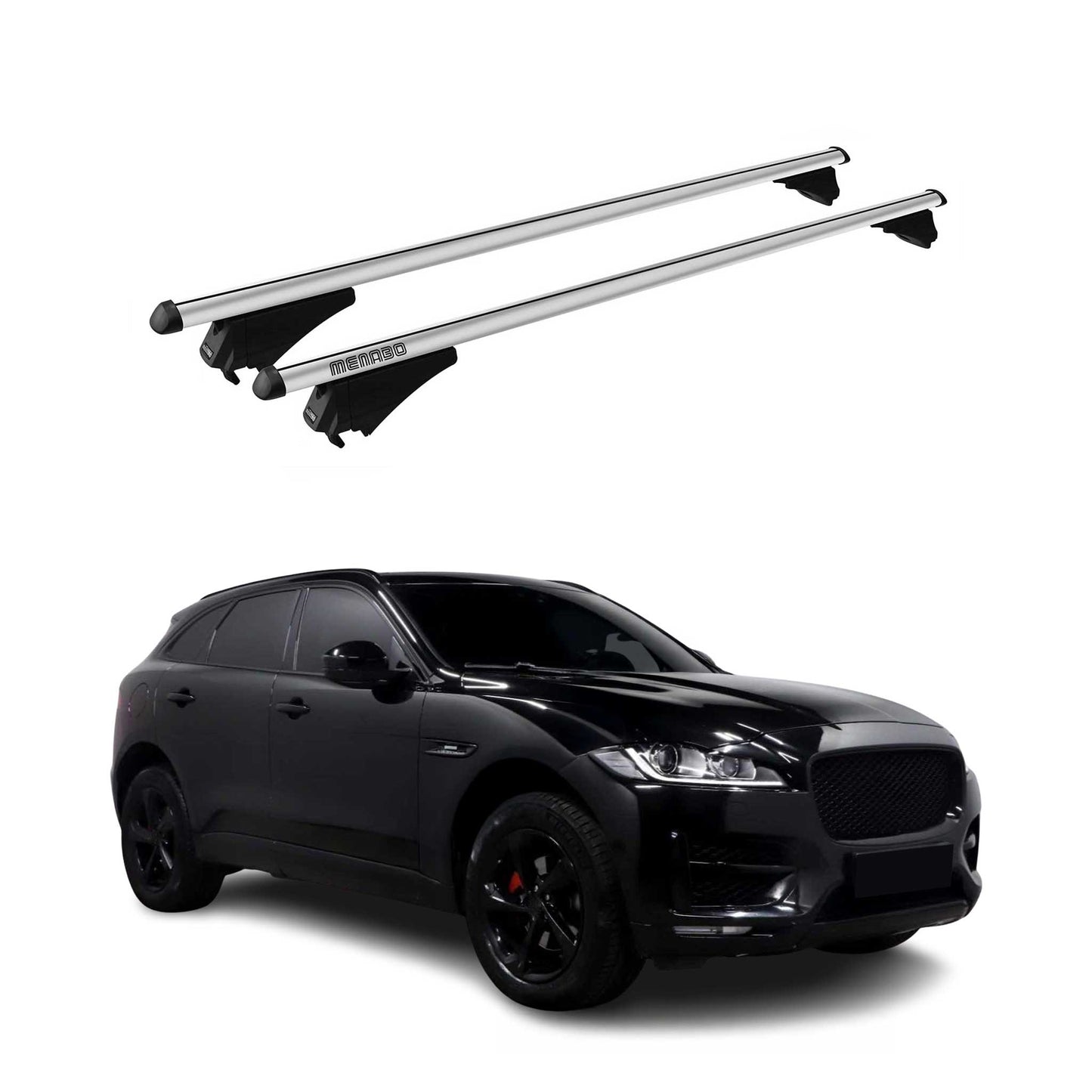 2017-2026 Jaguar F-Pace Roof Rack Cross Bars Silver
