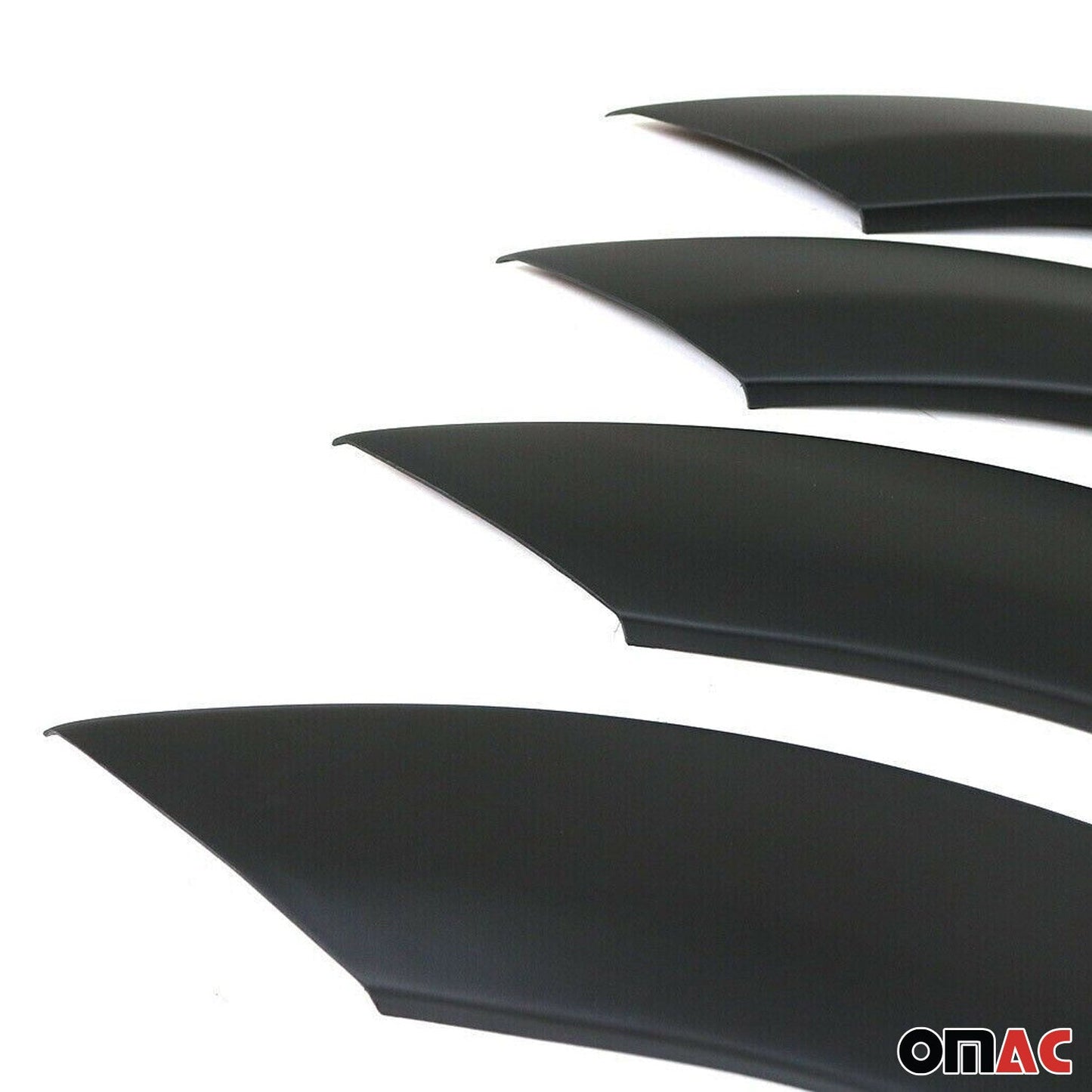 2019-2025 Mercedes Sprinter W907 910 Fender Flares Wheel Protector Black 4x