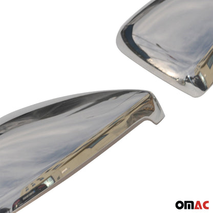 OMAC Side Mirror Cover Caps Fits VW Golf Mk7 2015-2021 Steel Silver 2 Pcs 7515111