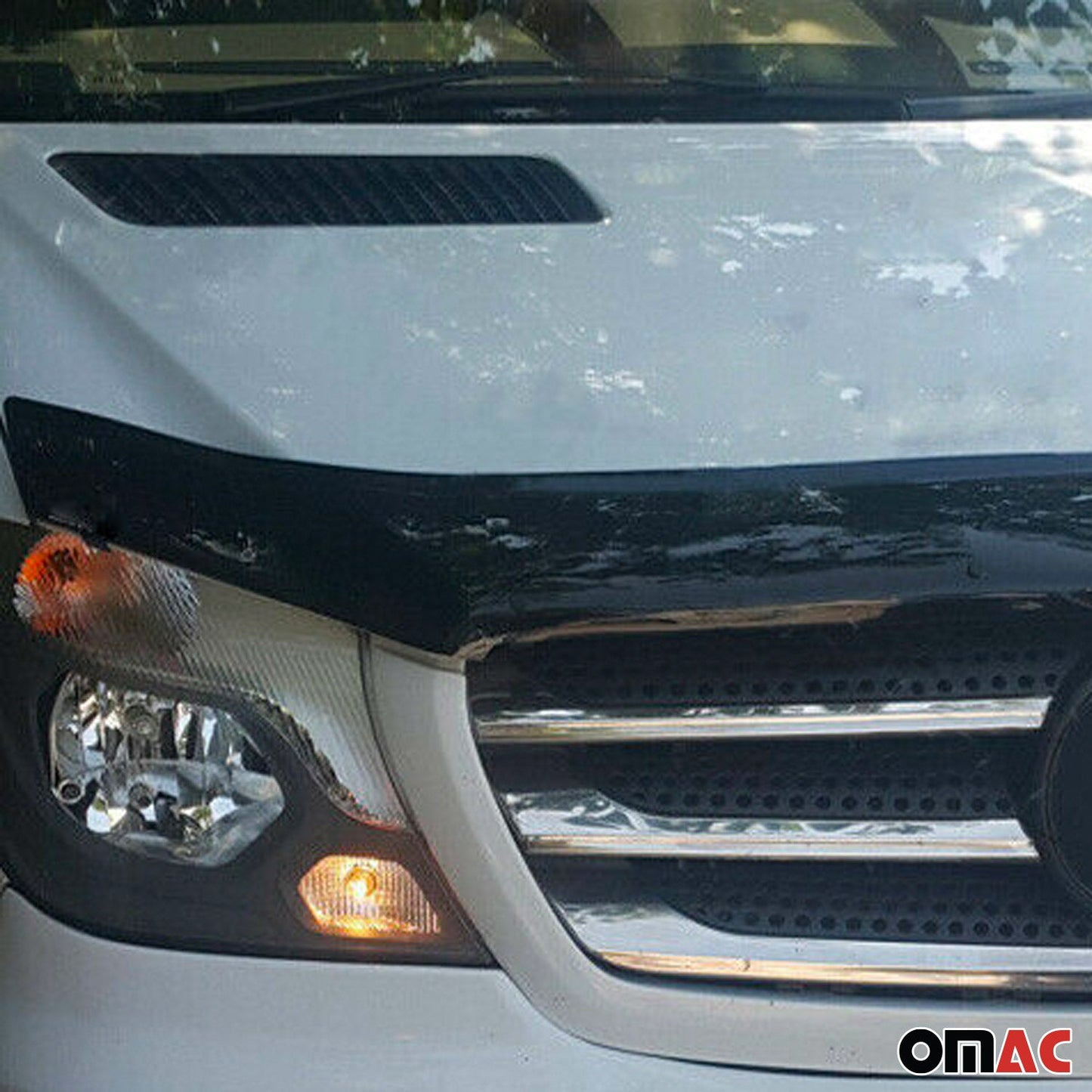 2014-2018 Mercedes Sprinter W906 Front Bug Shield Hood Deflector 1 Pc Smoke