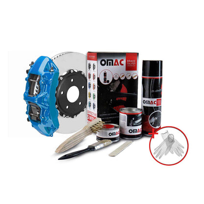 OMAC Brake Caliper Epoxy Based Car Paint Kit Florida Blue Glossy High-Temp