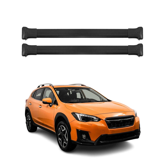 2013-2015 Subaru XV Crosstrek Roof Rack Cross Bars Black