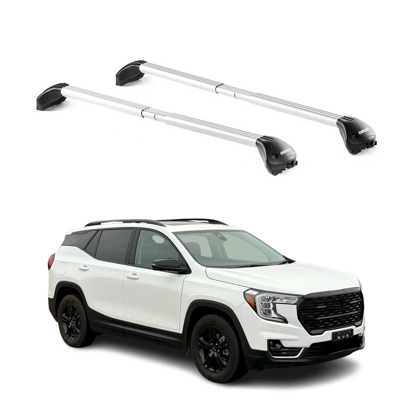 2018-2024 GMC Terrain Roof Rack Cross Bars Luggage Carrier 2 Pcs