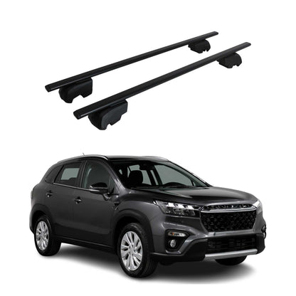 2022-2024 Suzuki SX4 S-Cross Roof Rack Cross Bars Black