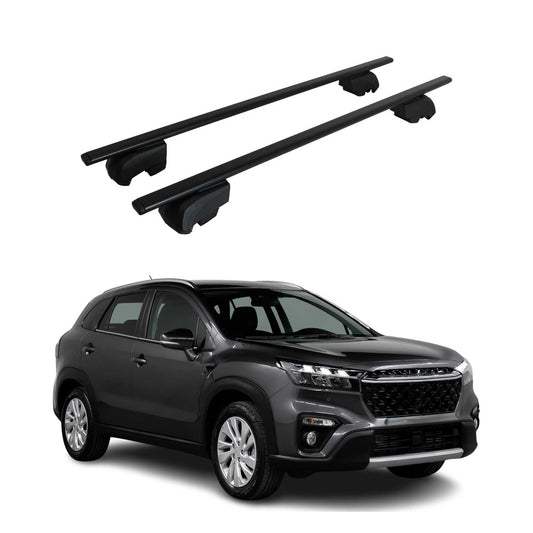 2022-2024 Suzuki SX4 S-Cross Roof Rack Cross Bars Black
