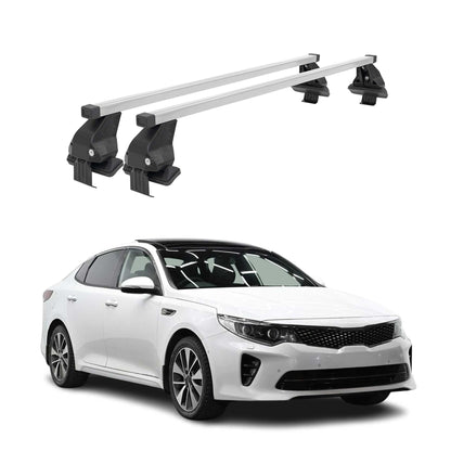 2016-2020 Kia Optima Sedan Roof Rack Cross Bars Silver