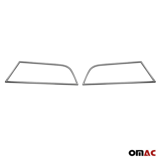 OMAC Fog Light Lamp Bezel Cover for Skoda Octavia 2013-2019 Steel Silver 2 Pcs 6612103