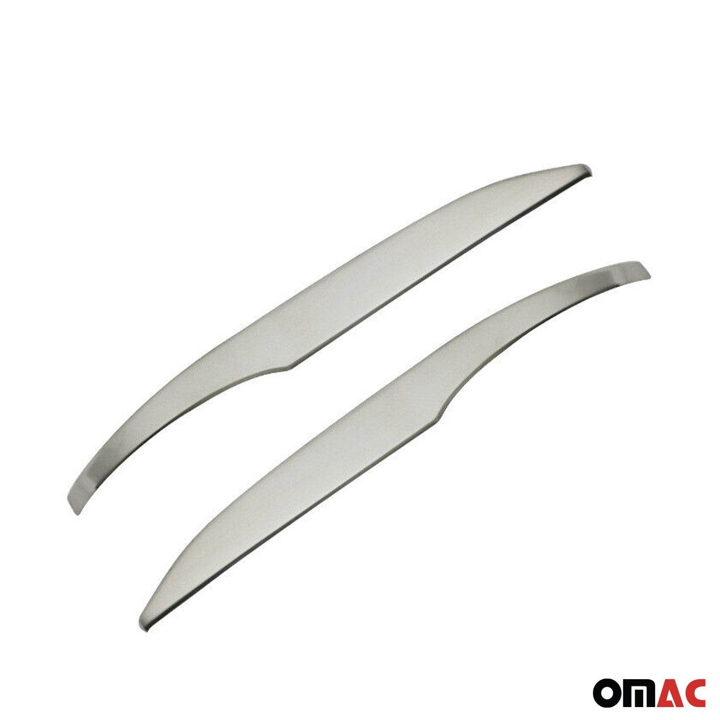 OMAC Side Mirror Cover Caps Fits Toyota RAV4 2013-2018 Steel Silver 2 Pcs 7019115