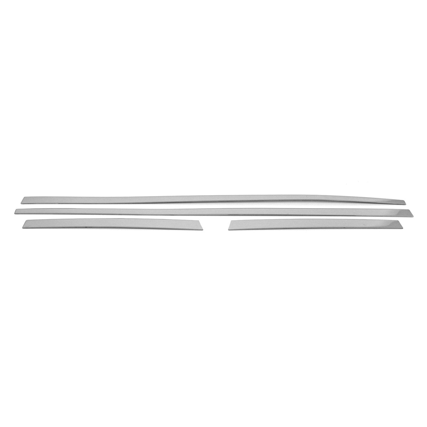 OMAC Side Door Molding Trim Skirt Garnish for Dodge Nitro 2007-2012 Steel Silver 4Pcs 2401131