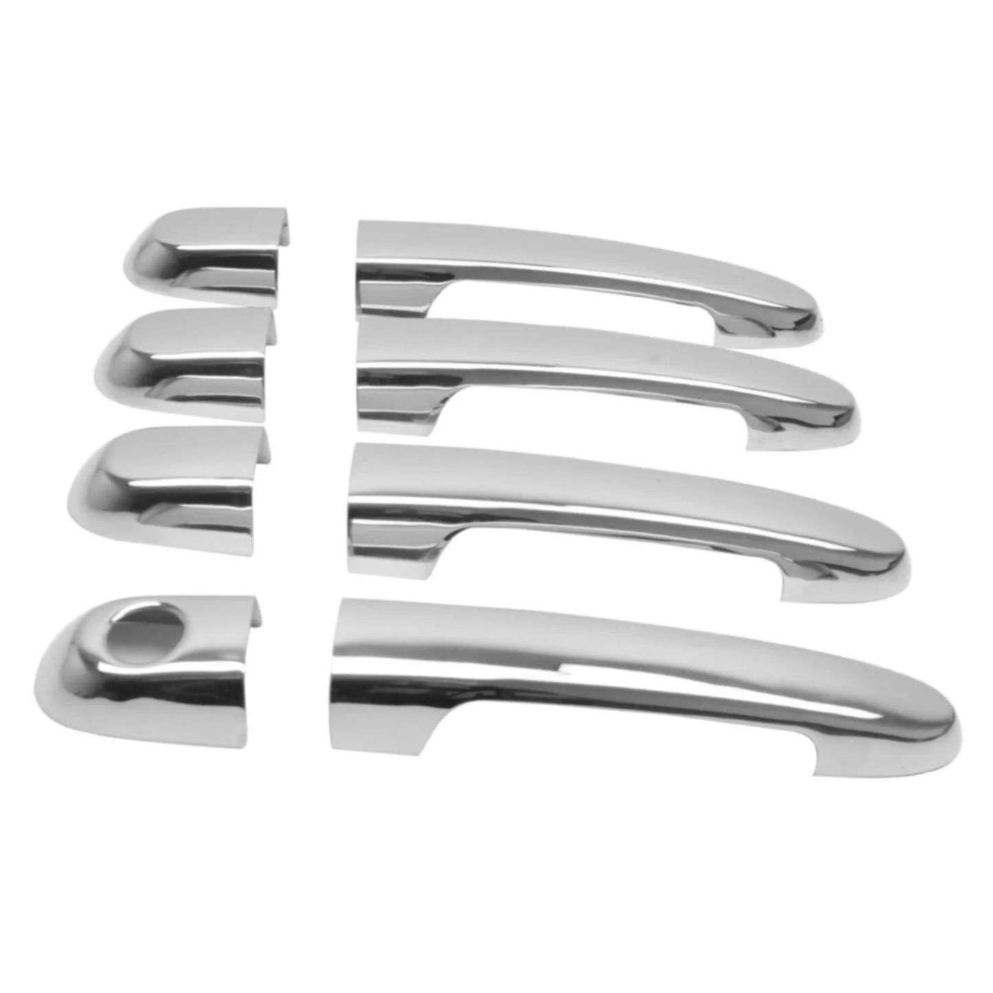 OMAC Car Door Handle Cover Protector for Hyundai Accent 2006-2011 Steel 8 Pcs 3203041