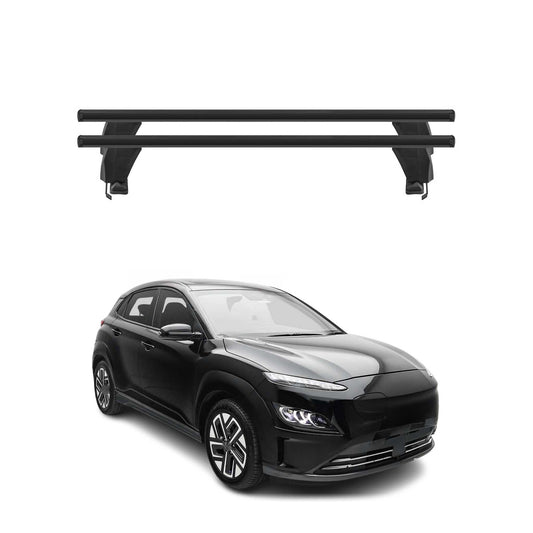 2019-2023 Hyundai Kona EV Roof Rack Cross Bars Black