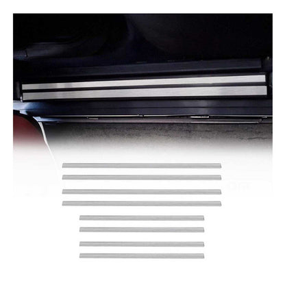 1996-2002 Mercedes E Class W210 Sedan Door Sill Covers Stainless Steel Brushed 8x