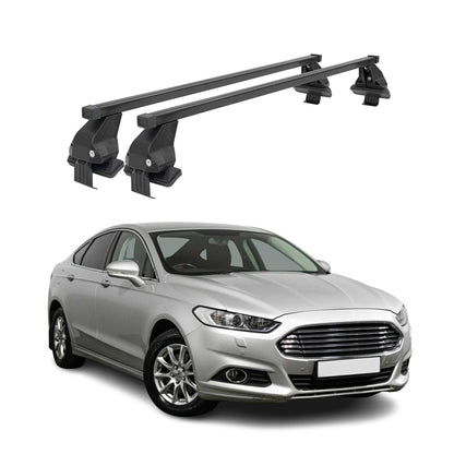 2013-2020 Ford Fusion Sedan Roof Rack Cross Bars Black