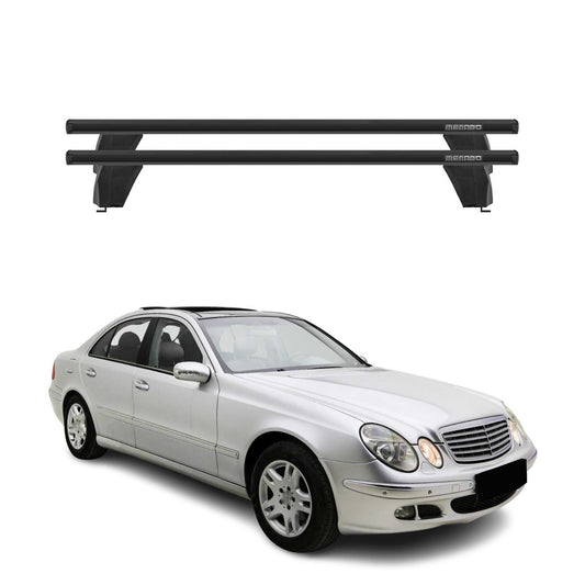 2004-2009 Mercedes E Class W211 Sedan Roof Rack Cross Bars Black