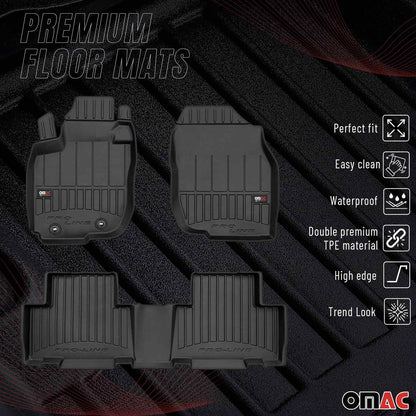OMAC OMAC Premium Floor Mats for Toyota RAV4 2006-2012 All-Weather Heavy Duty 4x '7005454