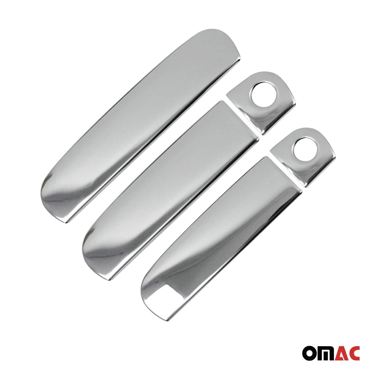 OMAC Car Door Handle Cover Protector for Audi A3 2008-2011 Steel Chrome 5 Pcs 1103046