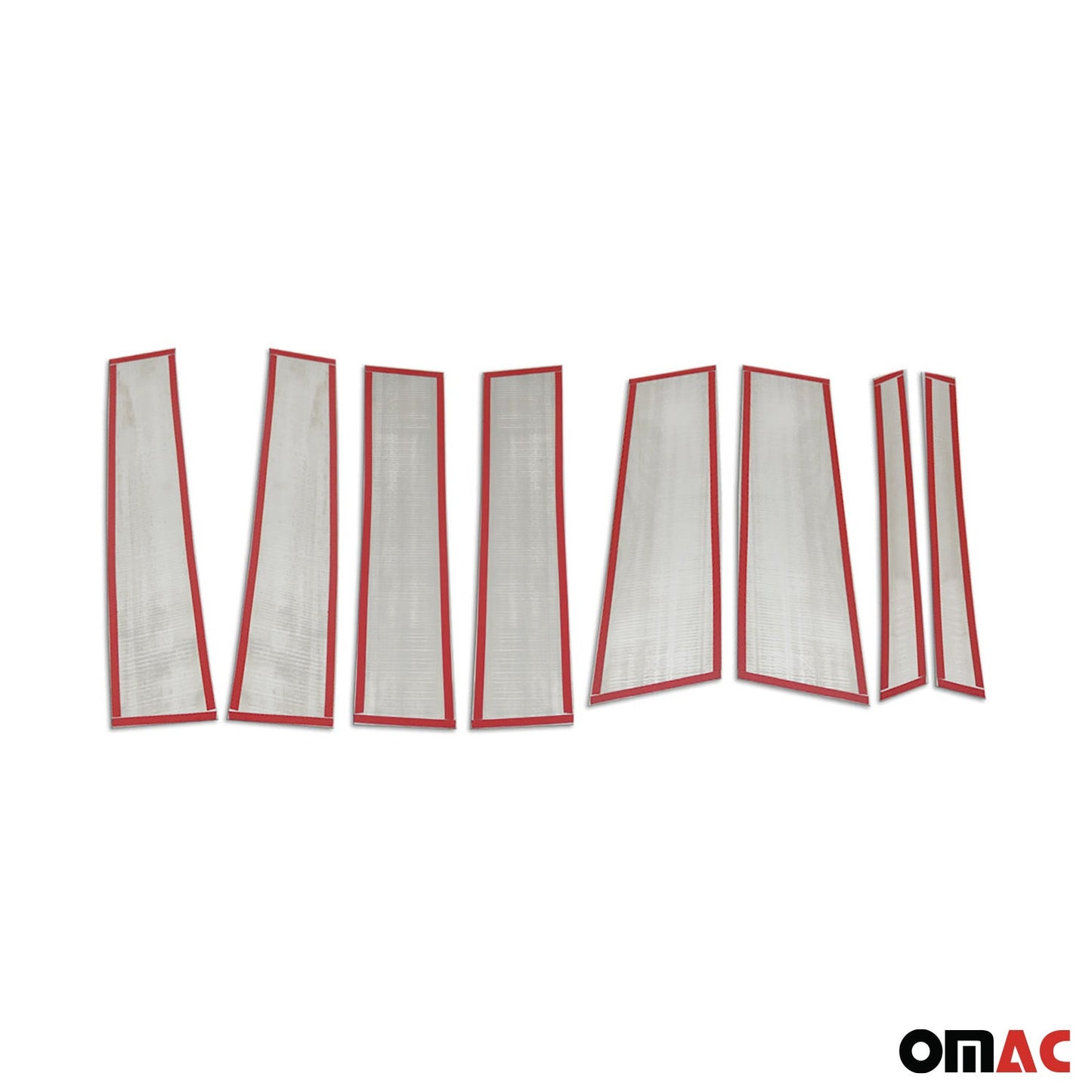 OMAC Window B Pillar Posts & Door Molding Trim Set for RAM ProMaster City 2015-2022 G003323